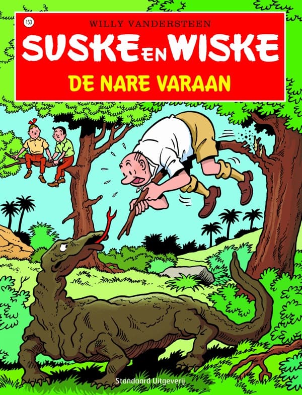 153 - Suske en Wiske - De nare varaan - Nieuwe cover