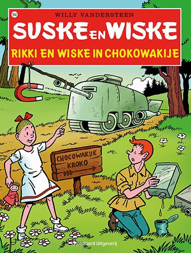 154 - Suske en Wiske - Rikki en Wiske in Chokowakije - Nieuwe cover