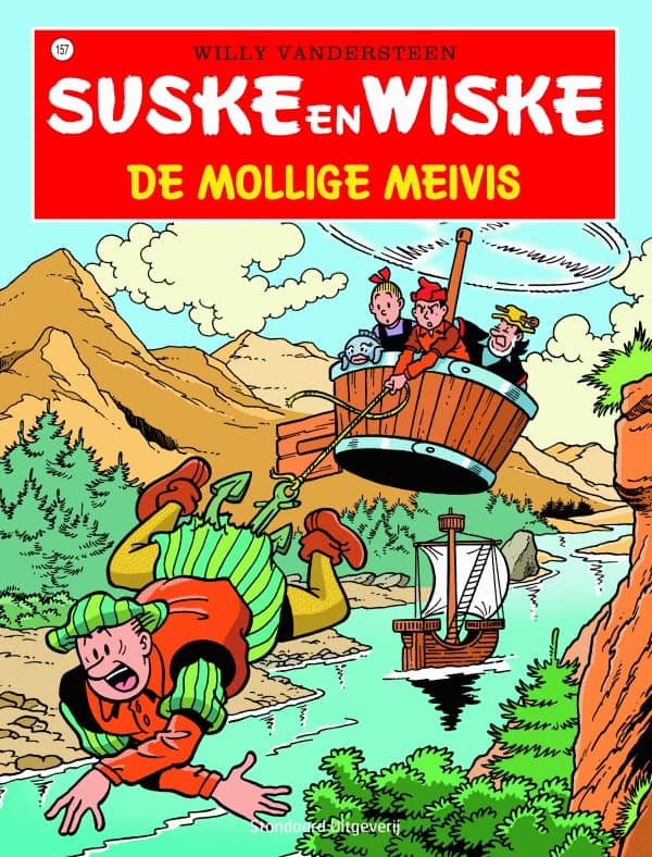 157 - Suske en Wiske - De mollige meivis - Nieuwe cover