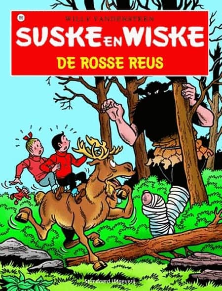 186 - Suske en Wiske - De rosse reus - Nieuwe cover
