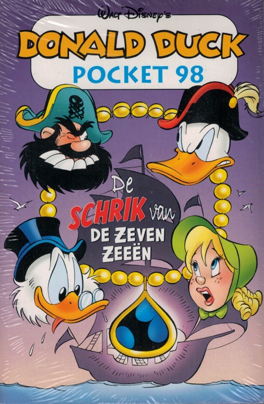 098 - Donald Duck Pocket - De schrik van de zeven zeeën