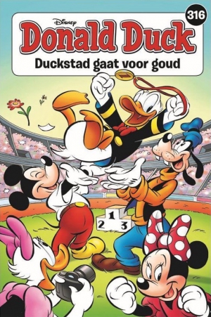 316 - Donald Duck pocket - Duckstad gaat voor goud