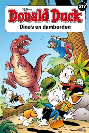 317 - Donald Duck pocket - Dino's en damborden