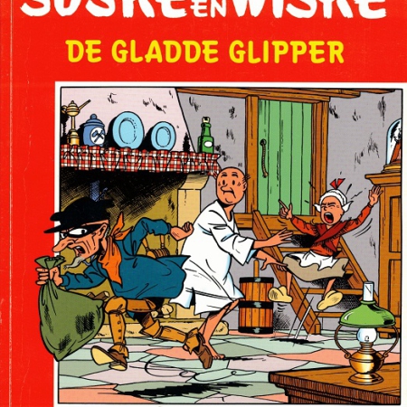 149 - Suske en Wiske - De gladde glipper - rood