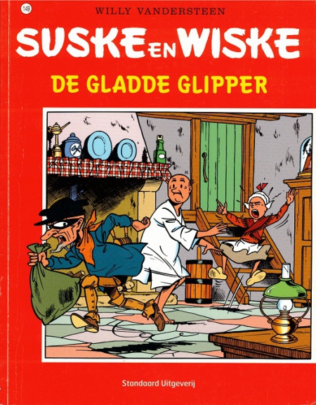 149 - Suske en Wiske - De gladde glipper - rood