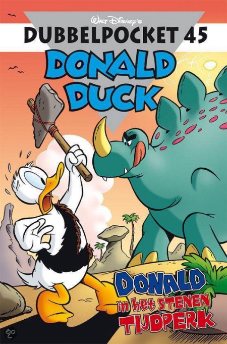 045 - Donald Duck dubbelpocket - Donald in het stenen tijdperk