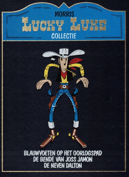 Lucky Luke collectie - Blauwvoeten op het oorlogspad, De bende van Joss Jamon + De neven Dalton