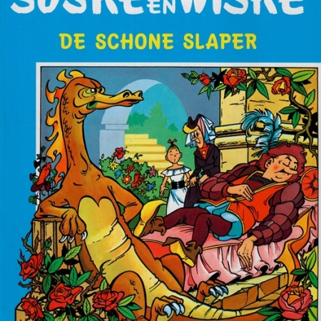 Suske en Wiske - De schone slaper - april 2000 - De fameuze fanclub - Blauwe cover - 12,5 jarig jubileum