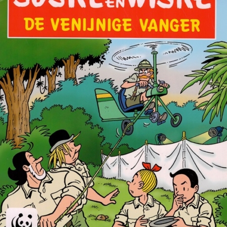 Suske en Wiske - Stickeralbum - De venijnige vanger - WWF