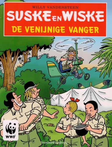 Suske en Wiske - Stickeralbum - De venijnige vanger - WWF