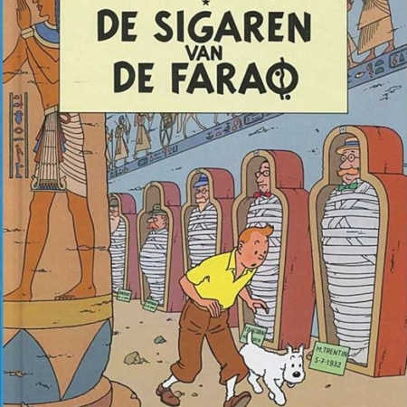 Kuifje - De sigaren van de farao - Deel 4 - Hardcover album (A5)
