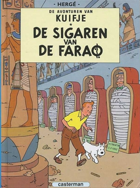 Kuifje - De sigaren van de farao - Deel 4 - Hardcover album (A5)