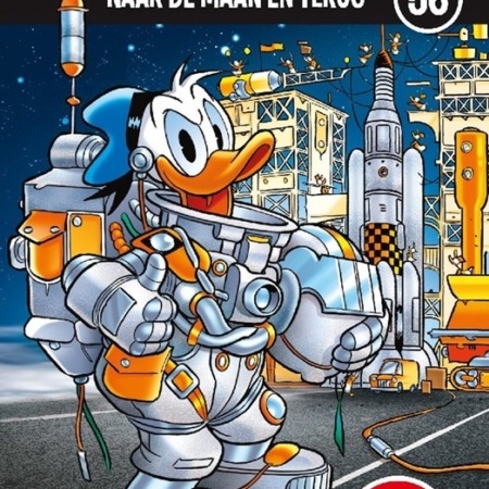56.Donald Duck themapocket - Naar de maan en terug