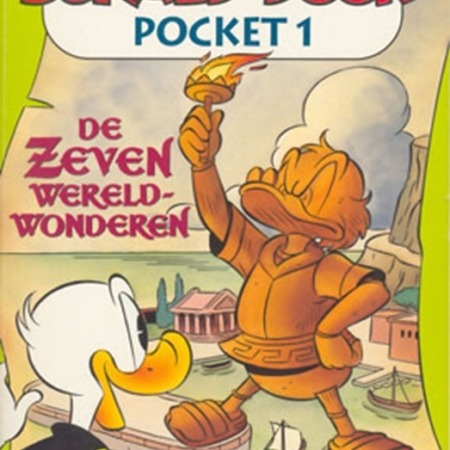 001 - Donald Duck pocket - De zeven wereldwonderen
