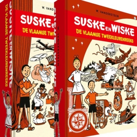 Suske en Wiske - Tweekleurenreeks - 22 albums in 2 boeken - Knack