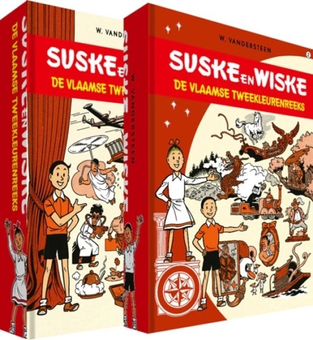 Suske en Wiske - Tweekleurenreeks - 22 albums in 2 boeken - Knack